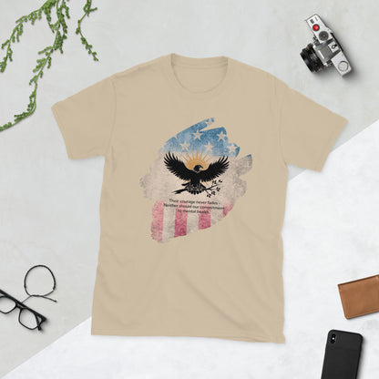 Their Courage Never Fades T-Shirt | Veteran Tribute Gift | PTSD Awareness Shirt | Memorial Day Tee | Mental Health Support Unisex Shirt