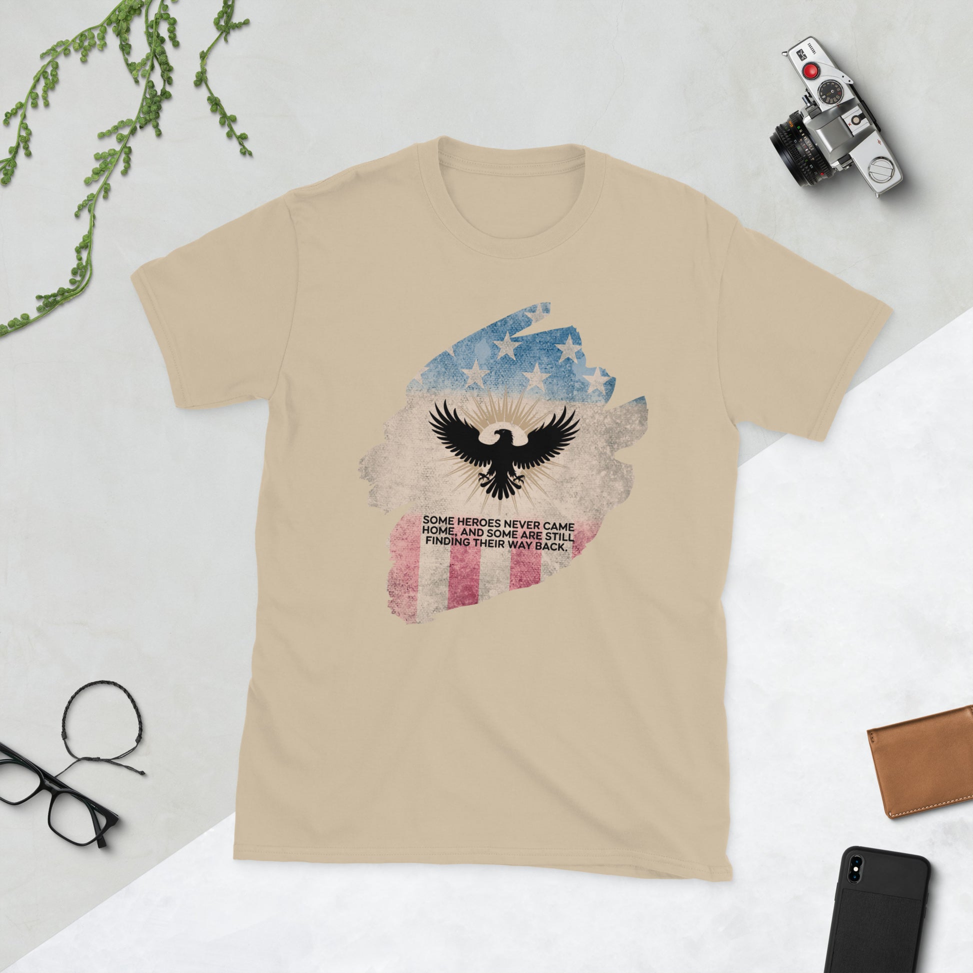 Some Heroes Never Came Home T-Shirt | Veteran Tribute Gift | PTSD Awareness Shirt | Memorial Day Tee | Mental Health Support Unisex Shirt