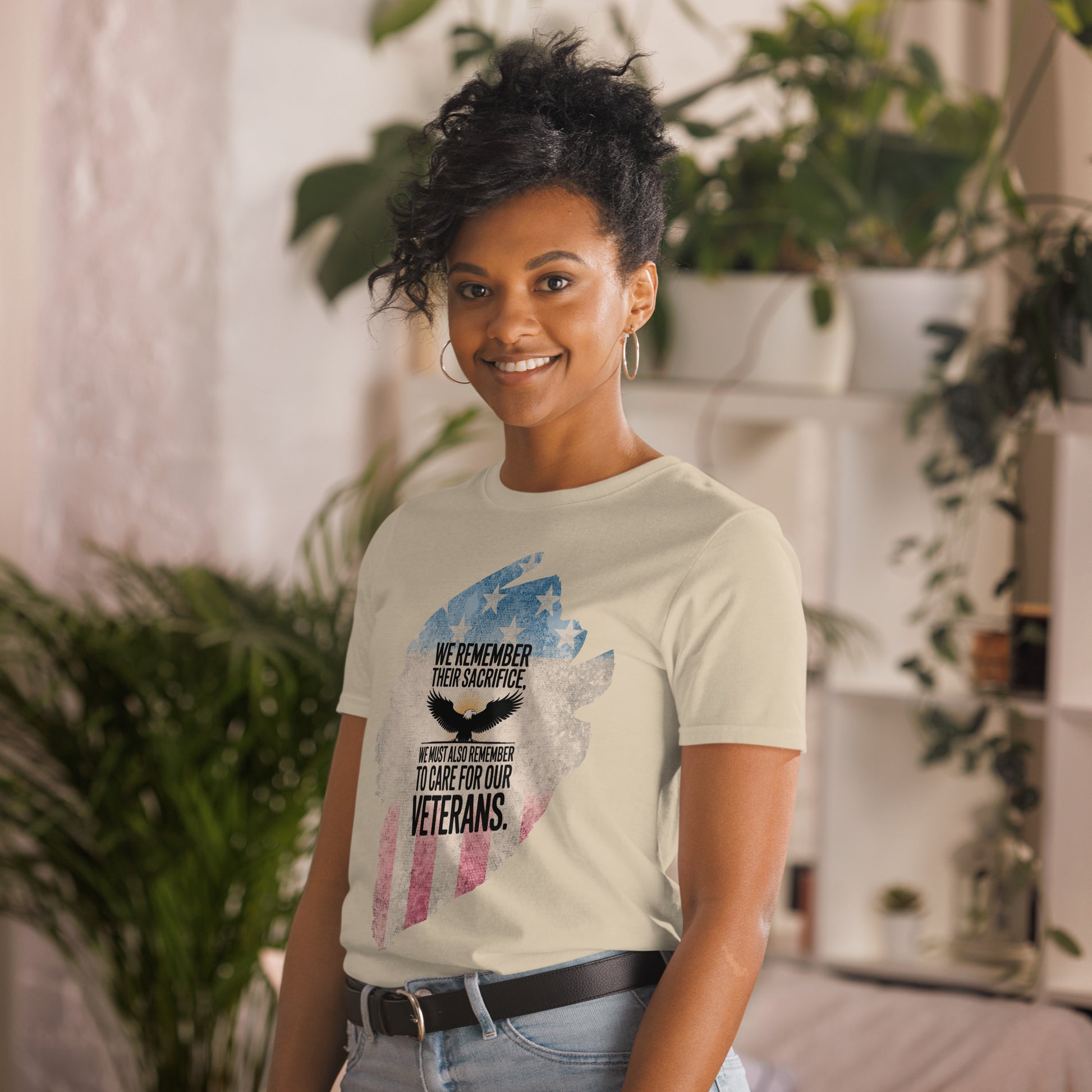 We Remember Their Sacrifice T-Shirt | Veteran Tribute Gift | PTSD Awareness Shirt | Memorial Day Tee | Mental Health Support Unisex Shirt