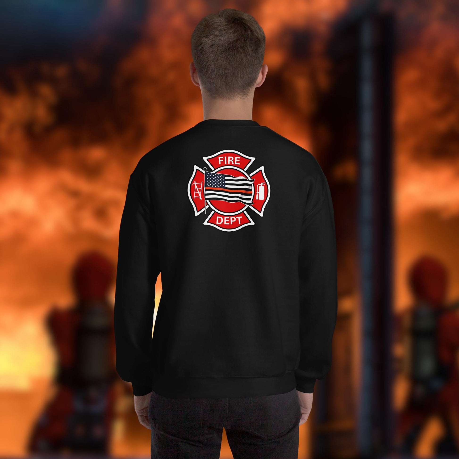 Firefighter Crew Neck Sweatshirt - Rest And Recovery Are Part Of The Job - Firefighter Wellness