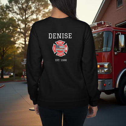 When the Smoke Clears Take Care of You firefighter sweatshirt for emotional recovery