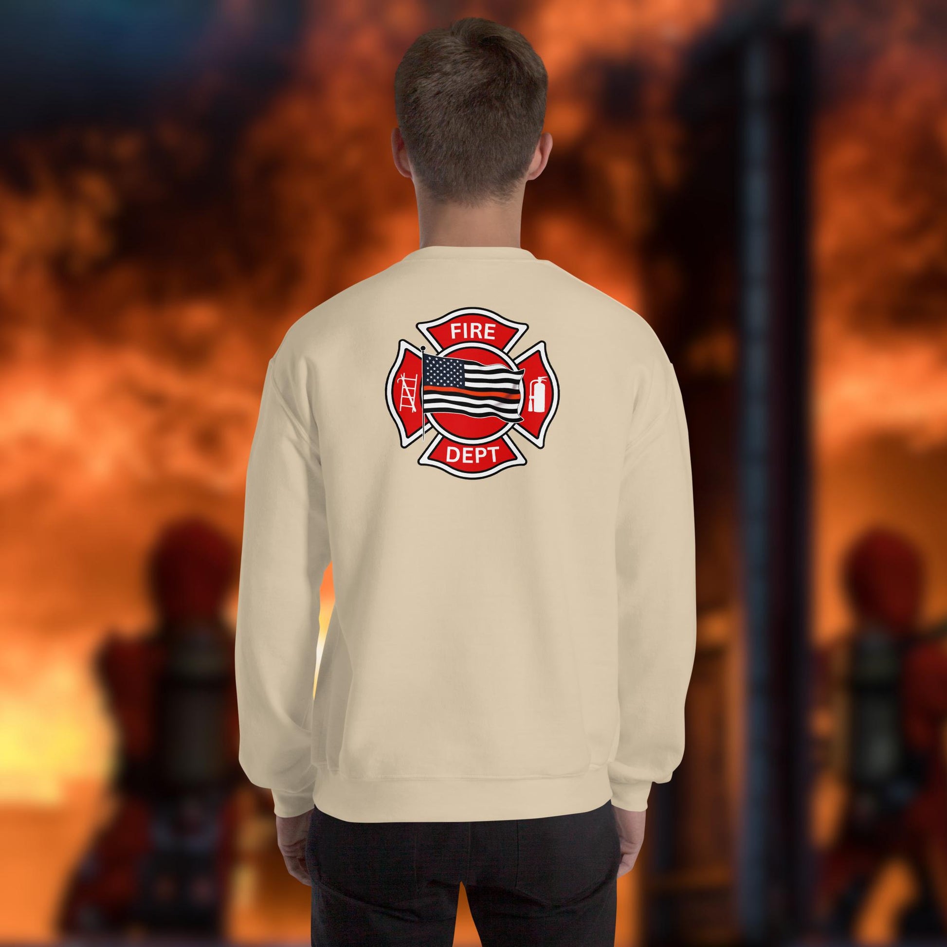 Firefighter Crew Neck Sweatshirt - Rest And Recovery Are Part Of The Job - Firefighter Wellness