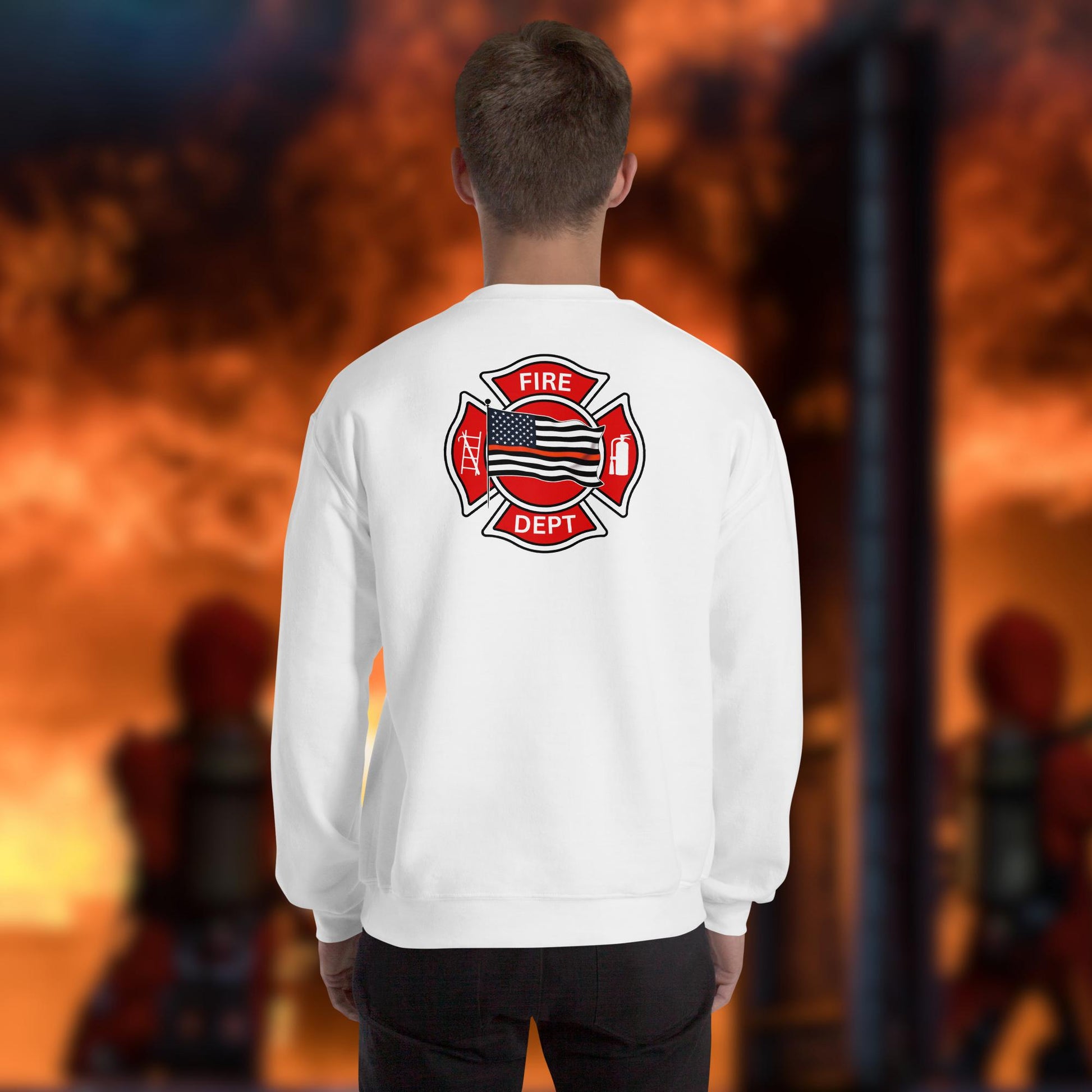 Firefighter Crew Neck Sweatshirt - Rest And Recovery Are Part Of The Job - Firefighter Wellness