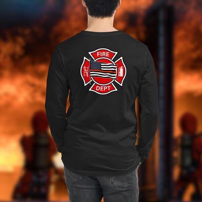 Even The Strongest Need a Safe Place Firefighter Mental Health Long Sleeve Tee