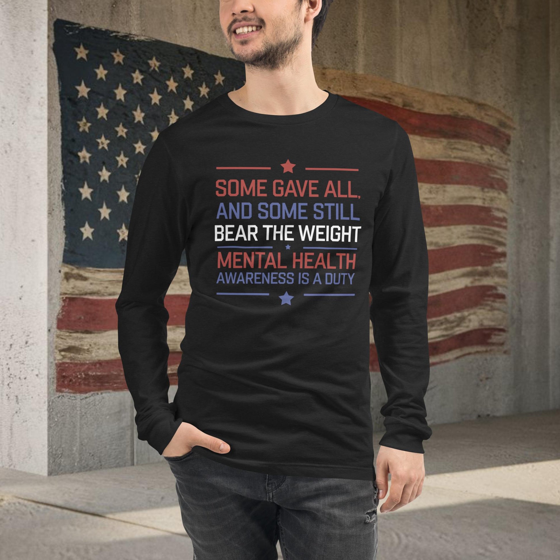 Some Gave All shirt supporting PTSD awareness and mental health healing for veterans