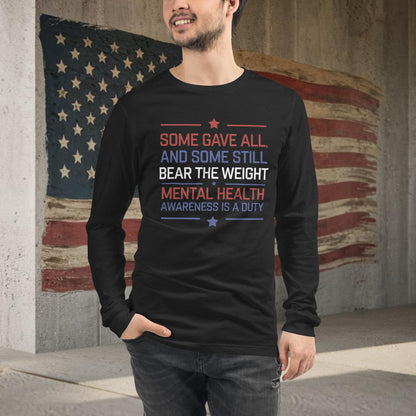 Some Gave All shirt supporting PTSD awareness and mental health healing for veterans