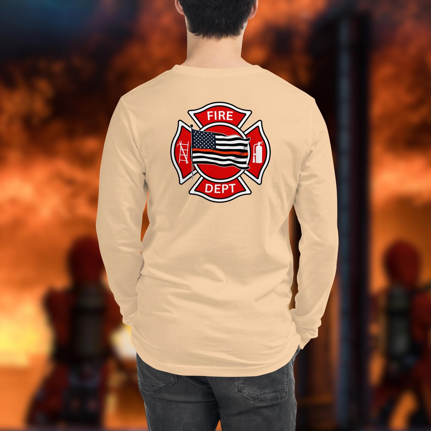 Strength Is In Acknowledging Firefighter Mental Health Support Long Sleeve Shirt
