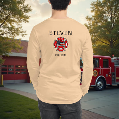 Even The Strongest Need Support firefighter PTSD mental health long sleeve tee, strength awareness shirt