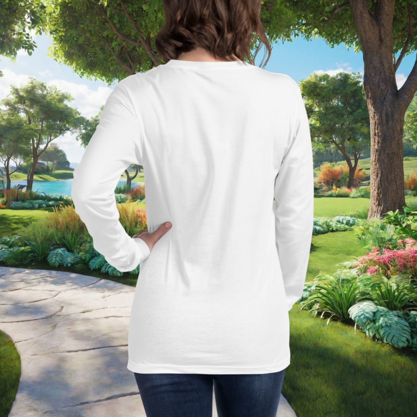 Every Story Matters. Every Voice Counts on Unisex Long Sleeve T-Shirt, survivor advocacy, empowerment, domestic violence tee