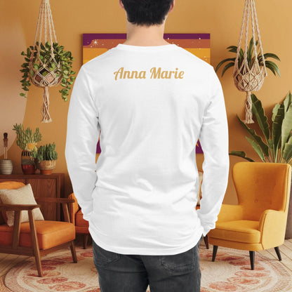 Chill Minds Open Hearts Long Sleeve Tee - Personalized Retro Shirt for Self-Love & Healing