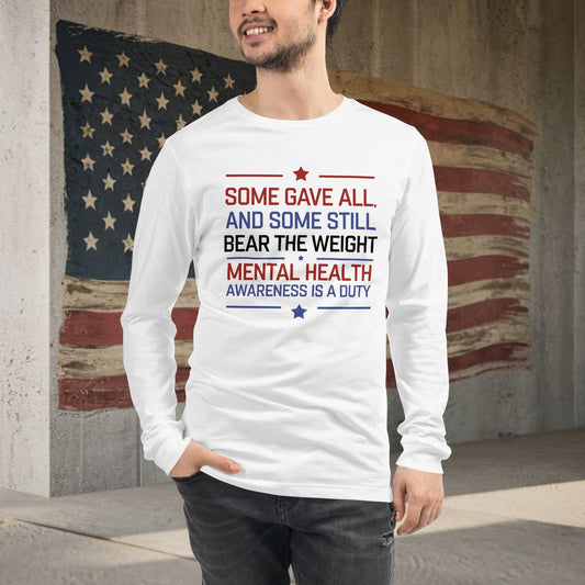 Some Gave All shirt supporting PTSD awareness and mental health healing for veterans
