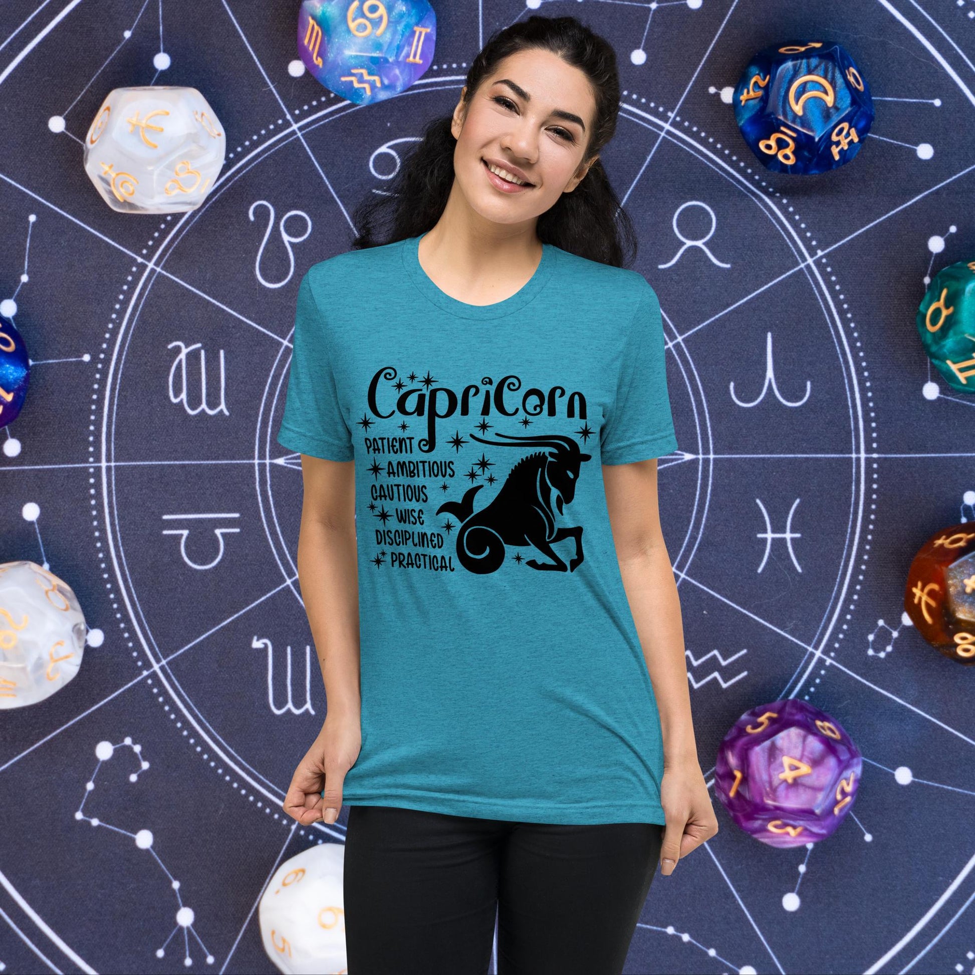 Capricorn zodiac t-shirt, astrology short sleeve tee, horoscope star sign top