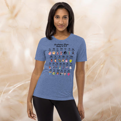 Headspace Hype A-Z Slang Mental Health Shirt, Self-Care Comfort Tee, Anxiety Support Gift, Positivity Apparel