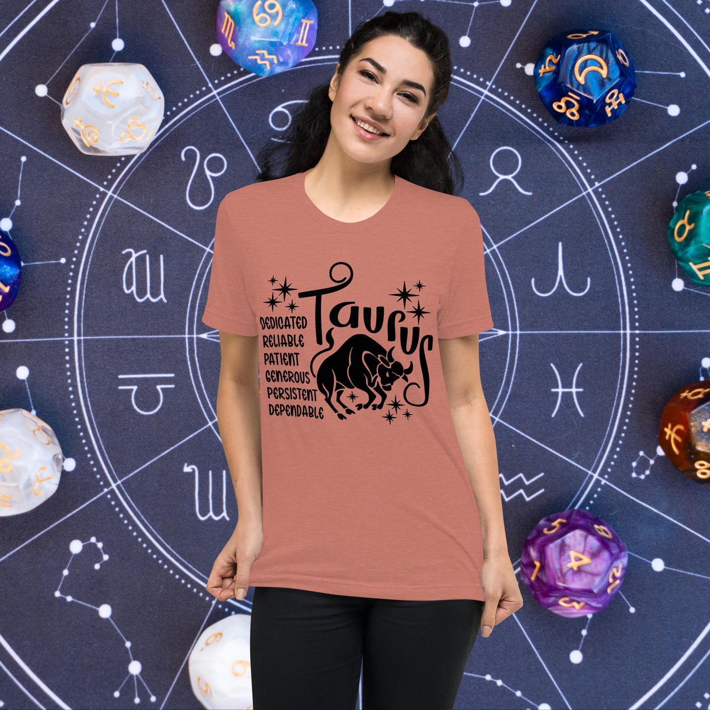 Taurus zodiac t-shirt, astrology short sleeve tee, horoscope star sign top