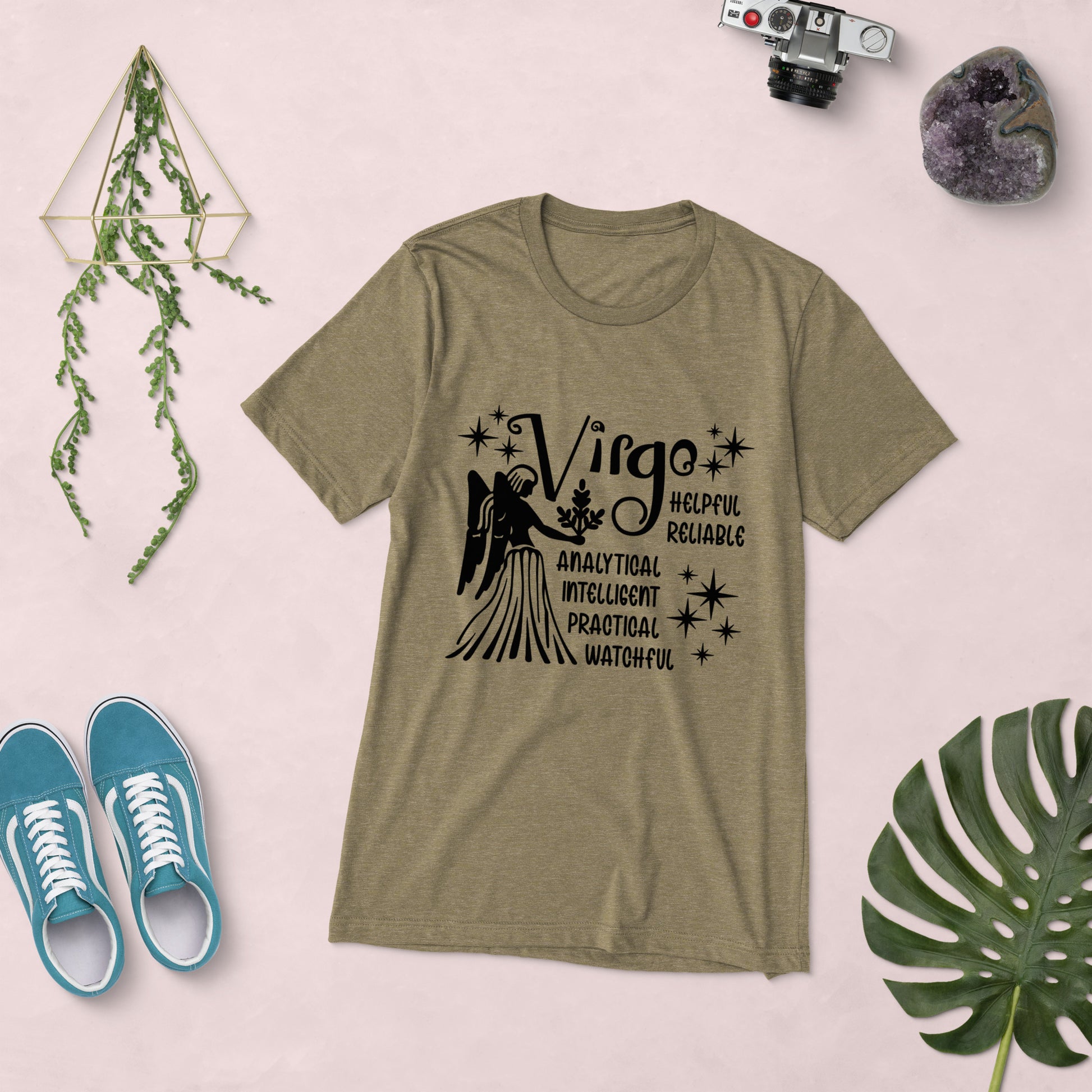 Virgo Zodiac Unisex Tri-Blend Short Sleeve T-Shirt