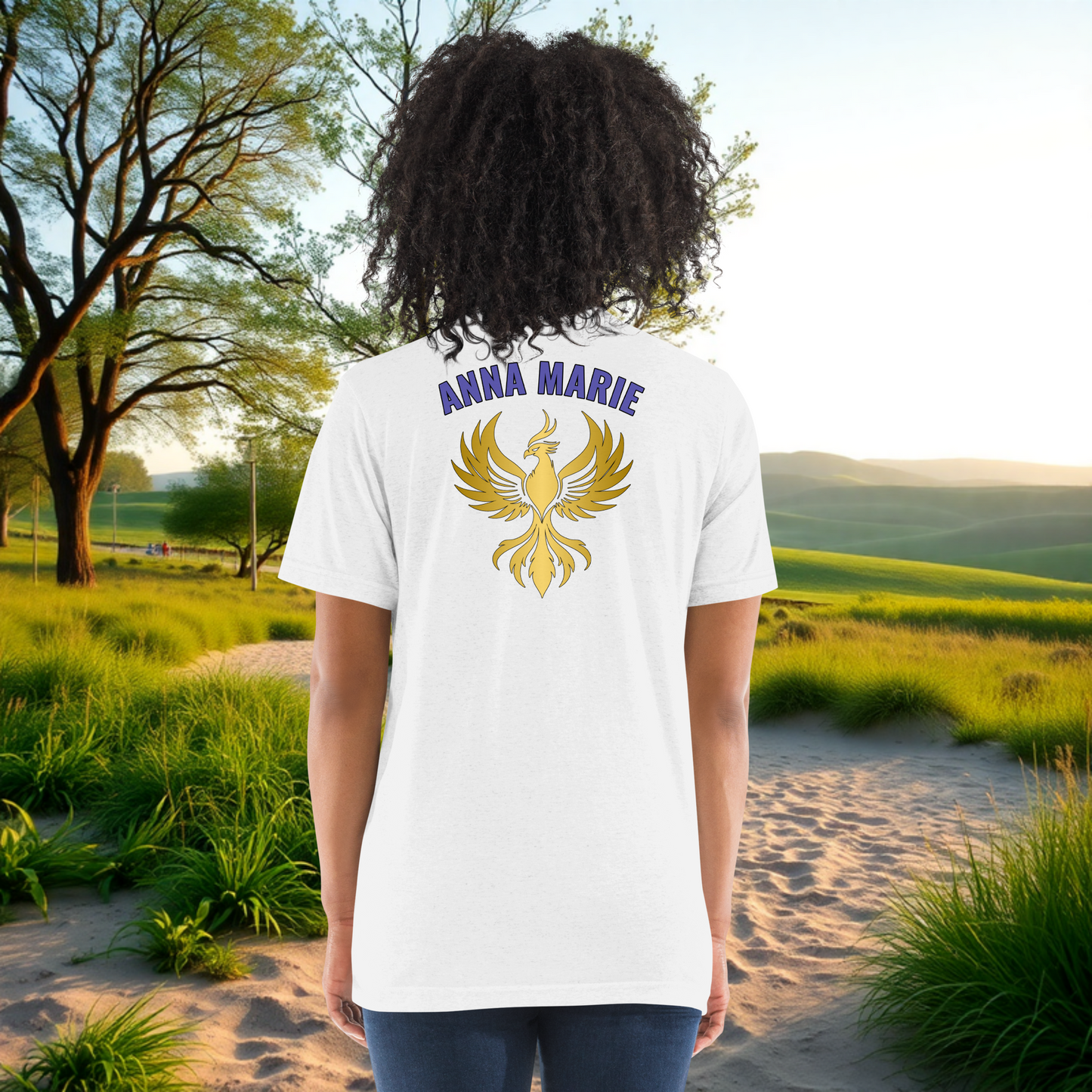 Your Past Doesn’t Define You, Your Strength Does on Unisex Tri-Blend T-Shirt, healing, empowerment, survivor support