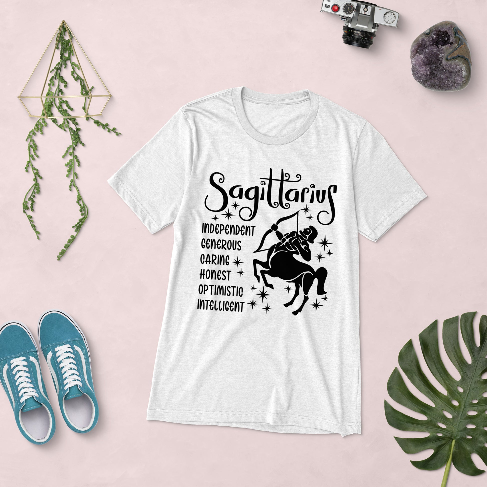 Sagittarius Zodiac Unisex Tri-Blend Short Sleeve T-Shirt