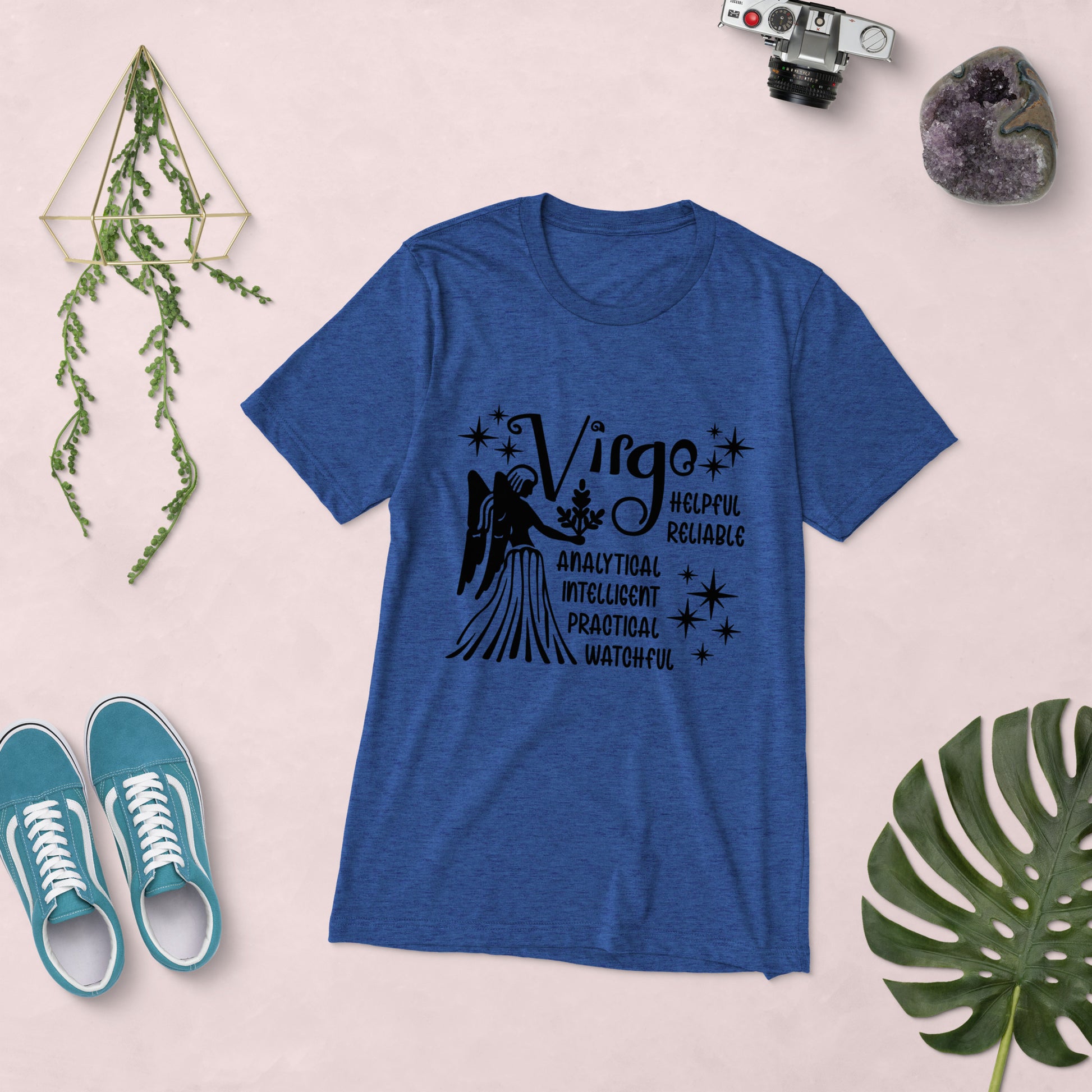 Virgo Zodiac Unisex Tri-Blend Short Sleeve T-Shirt