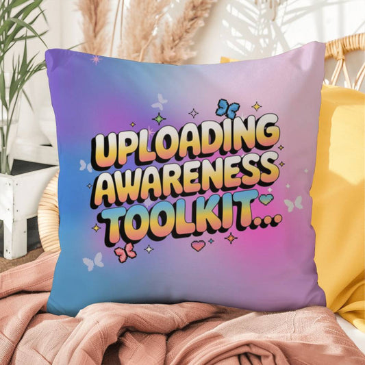 Uploading Awareness Toolkit… Y2K throw pillow custom name therapy and support gift - MySisterIsASurvivor