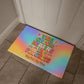 Vibe Check Healing in Progress Welcome Mat - Retro Mental Health Entry Rug - MySisterIsASurvivor