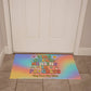 Vibe Check Healing in Progress Welcome Mat - Retro Mental Health Entry Rug - MySisterIsASurvivor