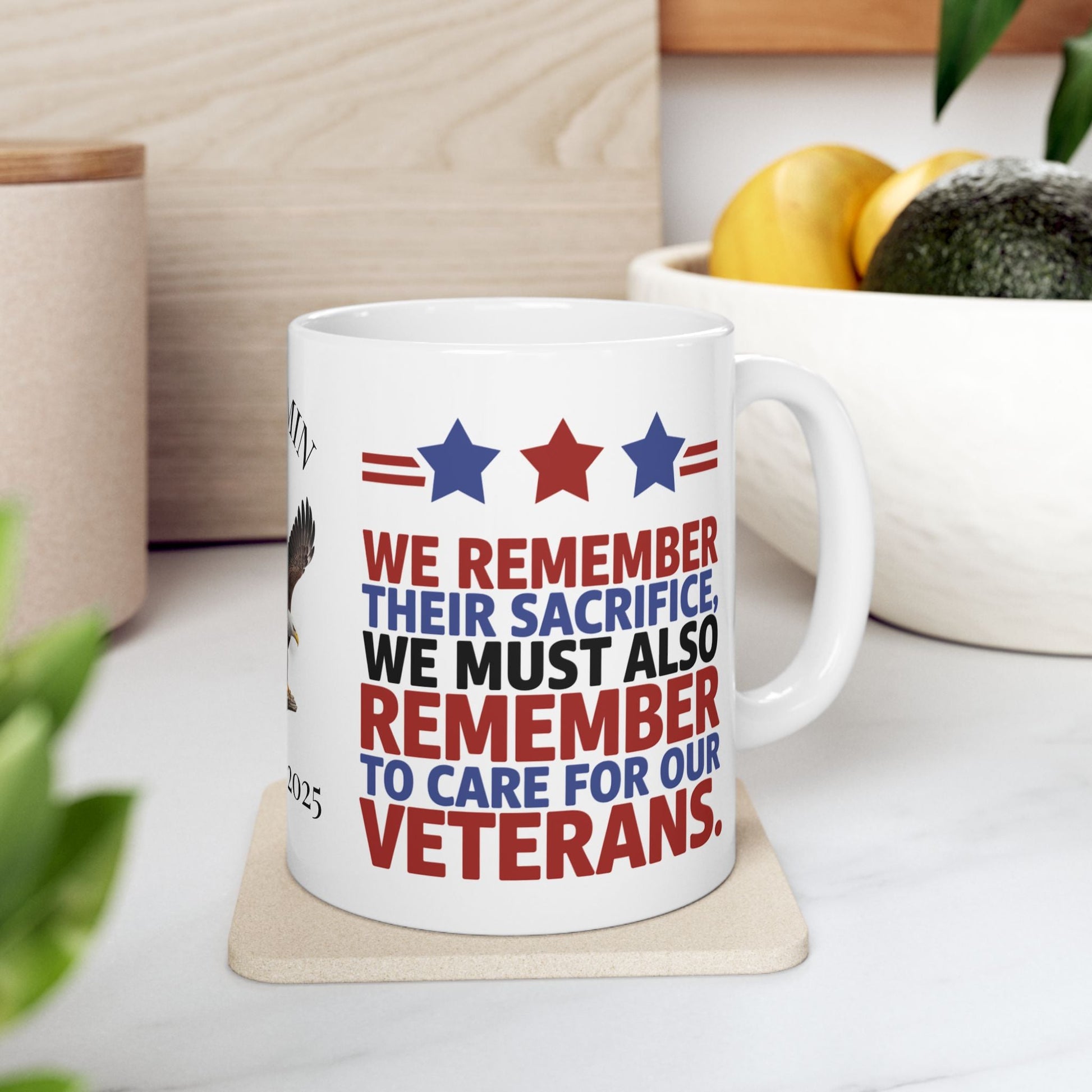 We Remember Their Sacrifice Memorial Day mug - PTSD support, military tribute, veteran memorial tribute