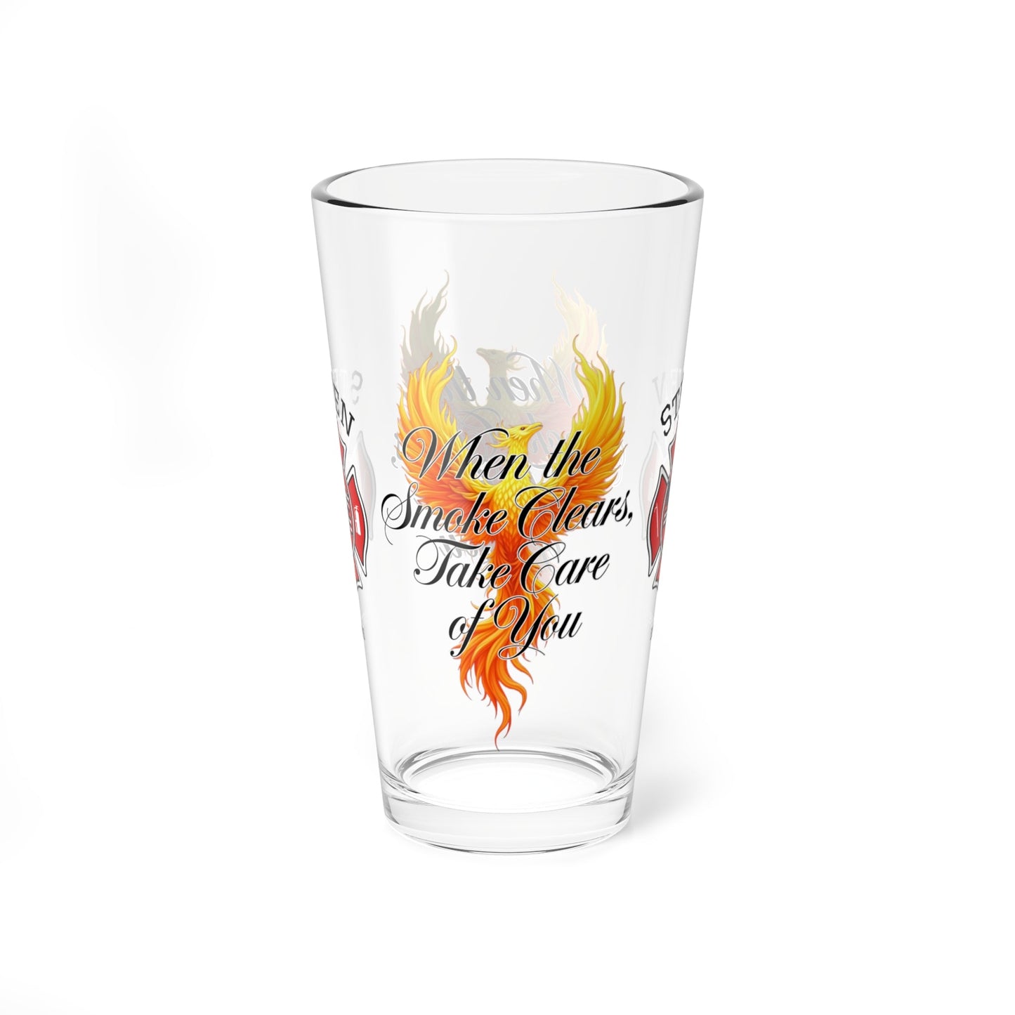 When the smoke clears – firefighter support pint glass for post-shift reflection and emotional care. - MySisterIsASurvivor