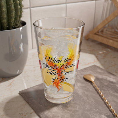 When the smoke clears – firefighter support pint glass for post-shift reflection and emotional care. - MySisterIsASurvivor