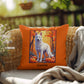 German Shepherd White Coat Pillow, Indoor Outdoor Dog Cushion, Personalized Dog Lover Accent