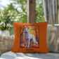 German Shepherd White Coat Pillow, Indoor Outdoor Dog Cushion, Personalized Dog Lover Accent