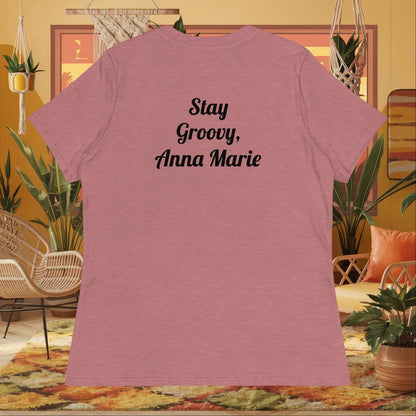 “Just Breathe, Baby You Got This” women’s relaxed t-shirt with anxiety support affirmation design