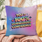 You = 100% Downloaded Confidence Y2K pillow custom name motivation gift - MySisterIsASurvivor