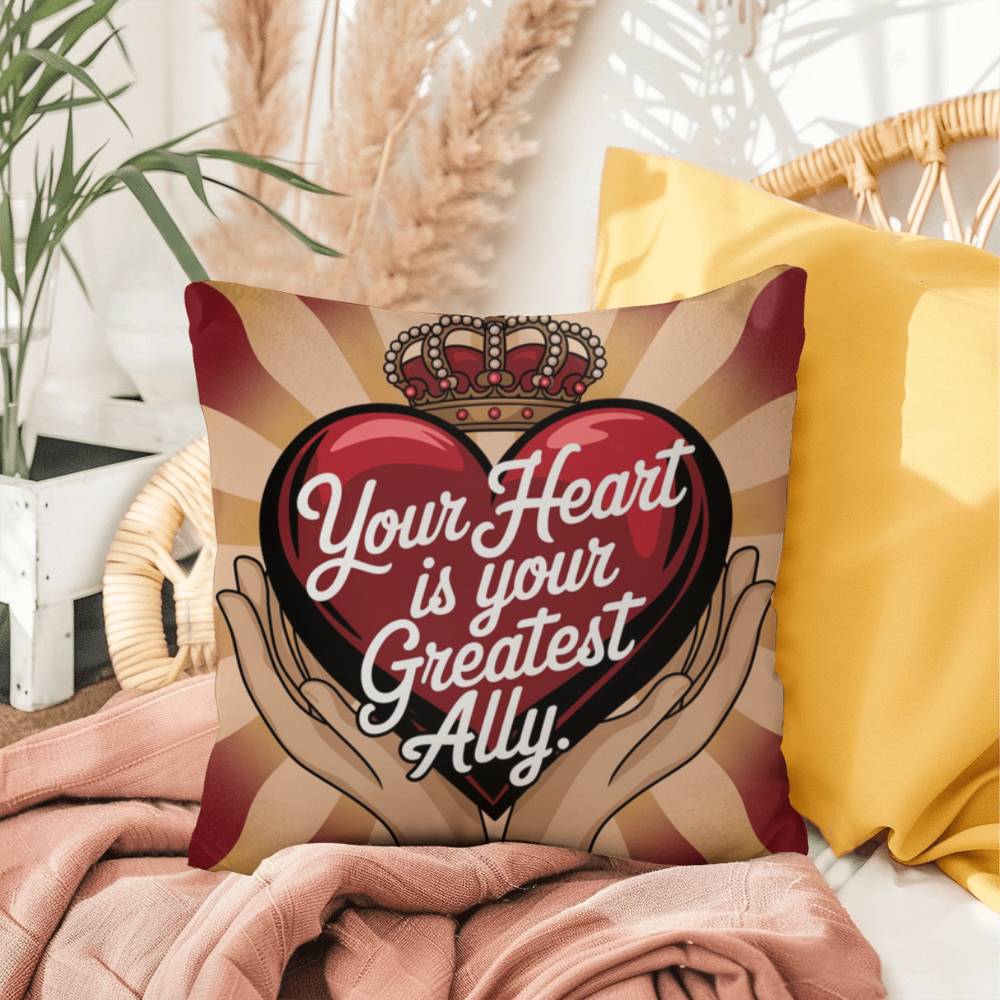Your Heart Is Your Greatest Ally: Indoor/Outdoor Pillow Self-Care for Relaxation, Mindfulness & Emotional Wellness