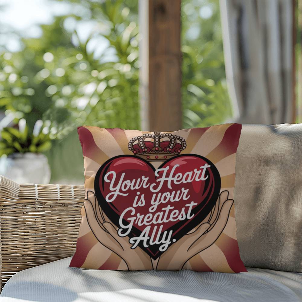 Your Heart Is Your Greatest Ally: Indoor/Outdoor Pillow Self-Care for Relaxation, Mindfulness & Emotional Wellness